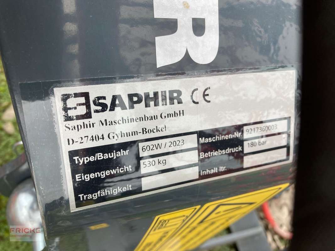 Sonstige Grünlandtechnik & Futtererntetechnik des Typs Saphir Perfekt 602W, Neumaschine in Bockel - Gyhum (Bild 5)