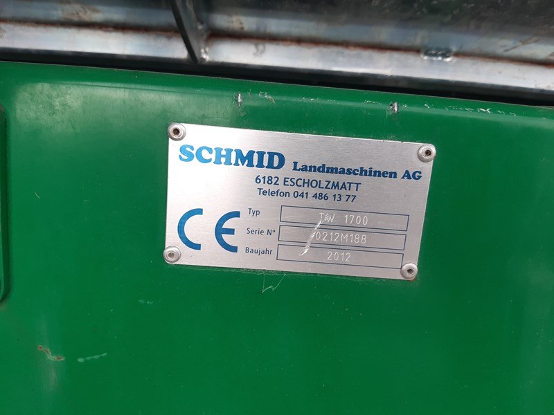 Sonstige Grünlandtechnik & Futtererntetechnik des Typs Schmid Twister TW 1700, Gebrauchtmaschine in Susten (Bild 2)