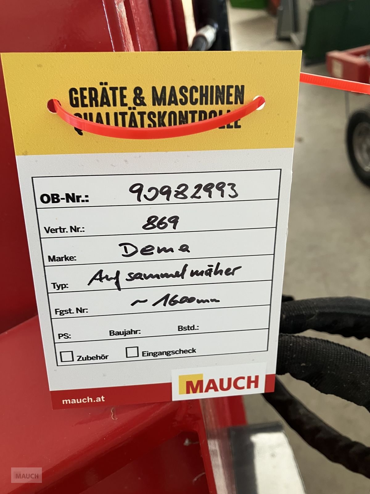 Sonstige Grünlandtechnik & Futtererntetechnik Türe ait Sonstige DEMA Schlegelmulcher mit Fangbox SLM 160F, Gebrauchtmaschine içinde Burgkirchen (resim 5)