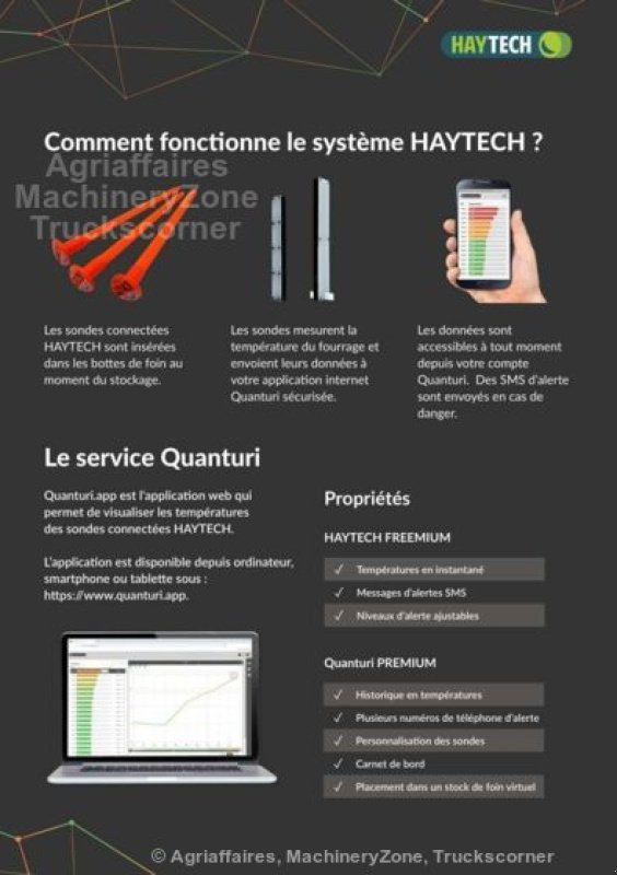 Sonstige Grünlandtechnik & Futtererntetechnik of the type Sonstige Le lot de 10 sondes connectées QUANTURI HAYTECH, Gebrauchtmaschine in GONSANS (Picture 3)
