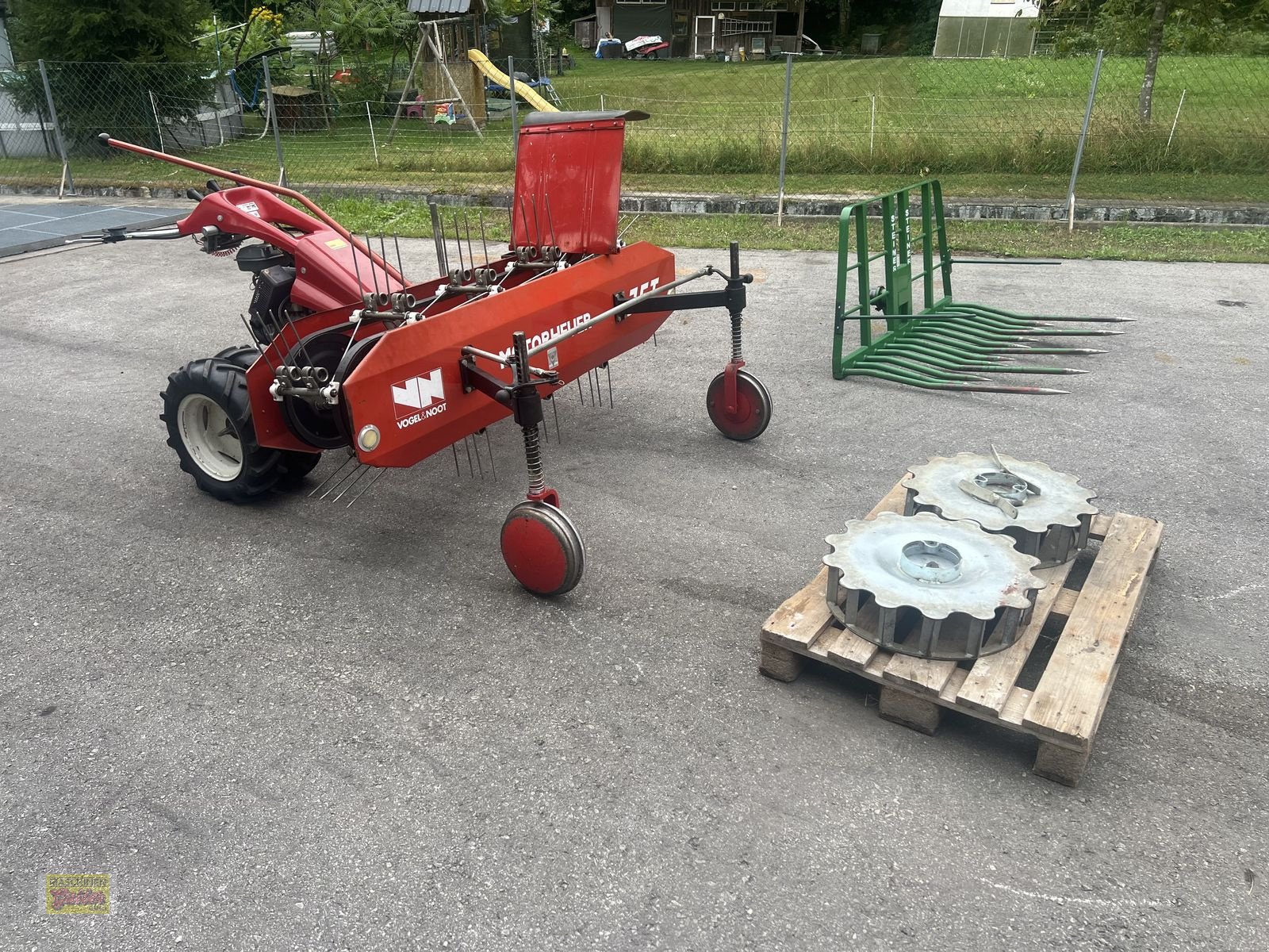 Sonstige Grünlandtechnik & Futtererntetechnik of the type Vogel & Noot Jet 3 mit Bandrechen und Heuschieber, Gebrauchtmaschine in Kötschach (Picture 1)