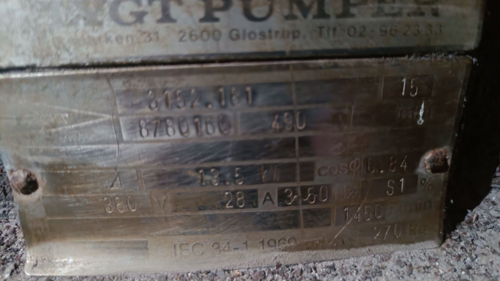 Sonstige Gülletechnik & Dungtechnik of the type Flygt 13,5 kW, Gebrauchtmaschine in Egtved (Picture 2)