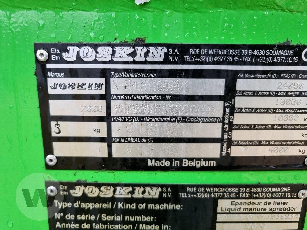 Sonstige Gülletechnik & Dungtechnik des Typs Joskin VOLUMETRA 18000D, Gebrauchtmaschine in Börm (Bild 9)