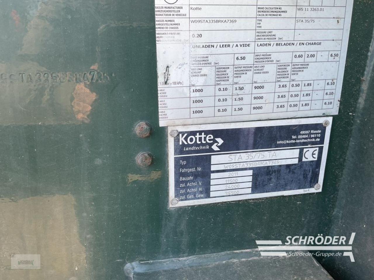 Sonstige Gülletechnik & Dungtechnik от тип Kotte TSA 30000 E, Gebrauchtmaschine в Holdorf (Снимка 13)