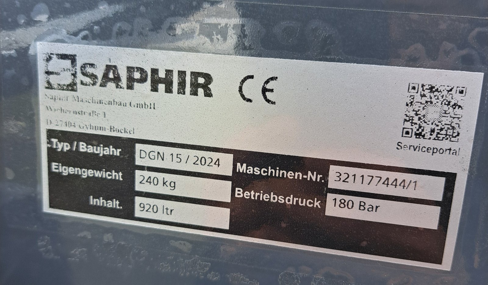 Sonstige Gülletechnik & Dungtechnik typu Saphir DGN 15, Neumaschine w Wertach (Zdjęcie 4)