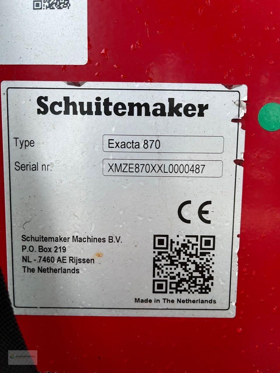 Sonstige Gülletechnik & Dungtechnik typu Schuitemaker Exacta 870, Gebrauchtmaschine w Uelsen (Zdjęcie 11)