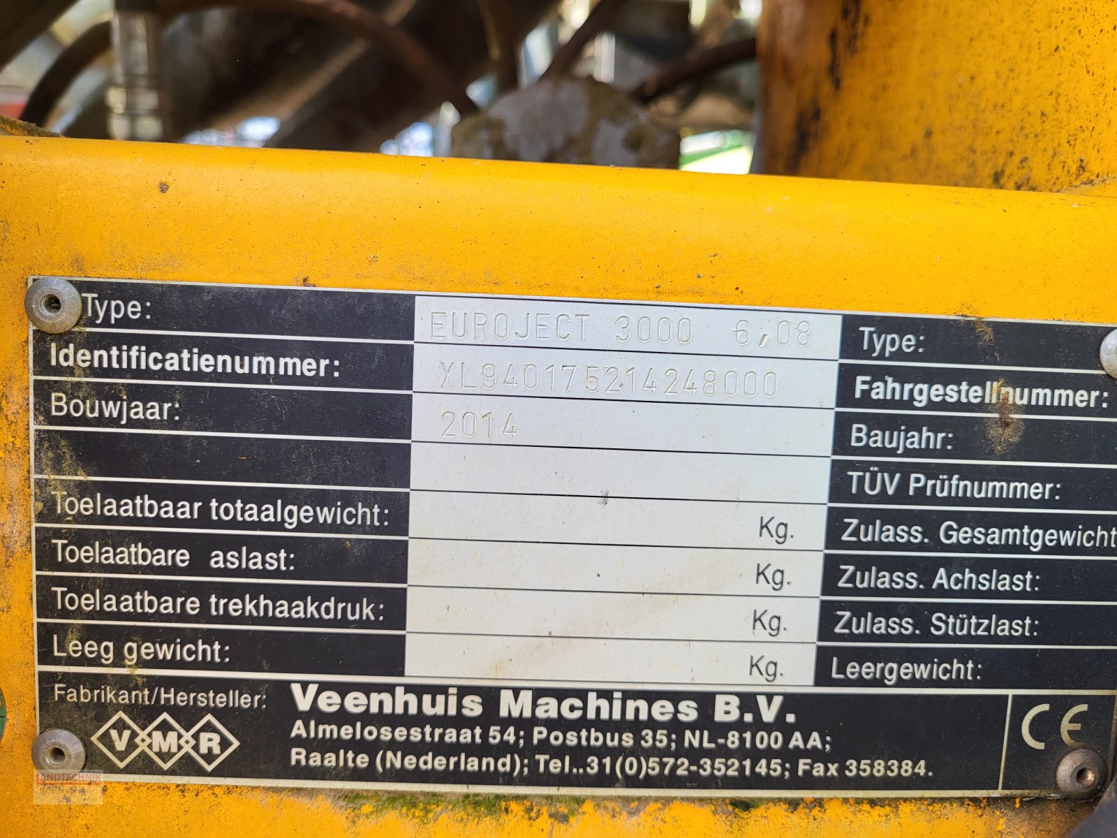 Sonstige Gülletechnik & Dungtechnik des Typs Veenhuis Euroject 3000, Gebrauchtmaschine in Kirkel-Altstadt (Bild 8)
