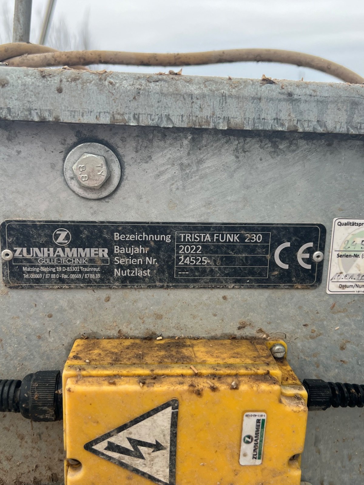 Sonstige Gülletechnik & Dungtechnik of the type Zunhammer ANDOCKSYSTEM, Gebrauchtmaschine in Pixendorf (Picture 2)