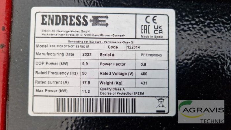 Sonstige Hoftechnik del tipo Endress ENDRESS BEIPACK/ZUBEHÖR ESE 1306 DYS-GT ES ISO DI, Gebrauchtmaschine In Grimma (Immagine 17)