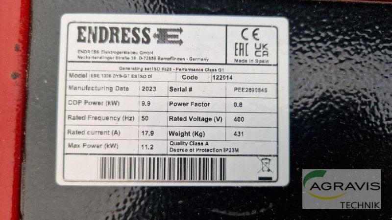 Sonstige Hoftechnik del tipo Endress ENDRESS BEIPACK/ZUBEHÖR ESE 1306 DYS-GT ES ISO DI, Gebrauchtmaschine In Grimma (Immagine 16)