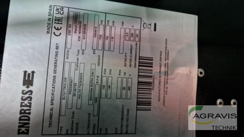 Sonstige Hoftechnik tip Endress ENDRESS BEIPACK/ZUBEHÖR ESE 150 VW/AS, Gebrauchtmaschine in Grimma (Poză 15)