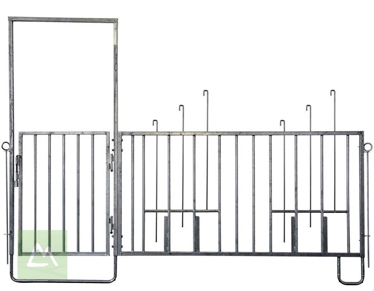 Sonstige Hoftechnik des Typs Kerbl Kerbl Modulare Zaunaufstallung Zaunteil mit Tür u. 6 Fressplätze (kostenlose Lieferung), Neumaschine in Weiz (Bild 1)