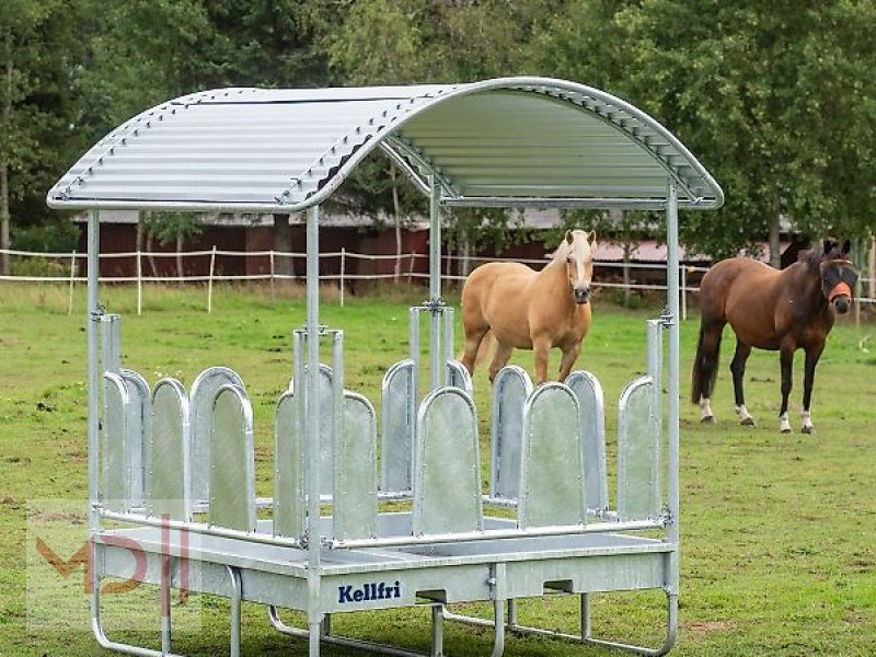 Sonstige Hoftechnik tip MD Landmaschinen Kellfri Heuraufe mit Dach und geschlossenen Palisadenelementen für Pferde, Neumaschine in Zeven (Poză 1)