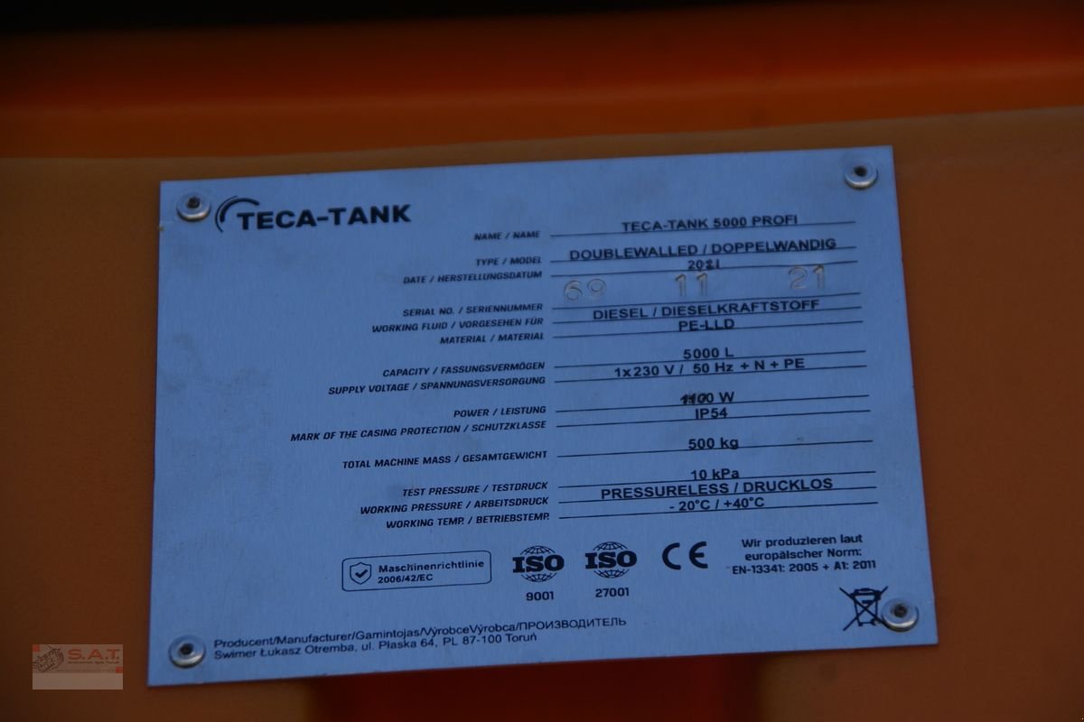 Sonstige Hoftechnik des Typs Sonstige !!!AKTION!!!-Profi Dieseltank 5000-NEU, Neumaschine in Eberschwang (Bild 13)
