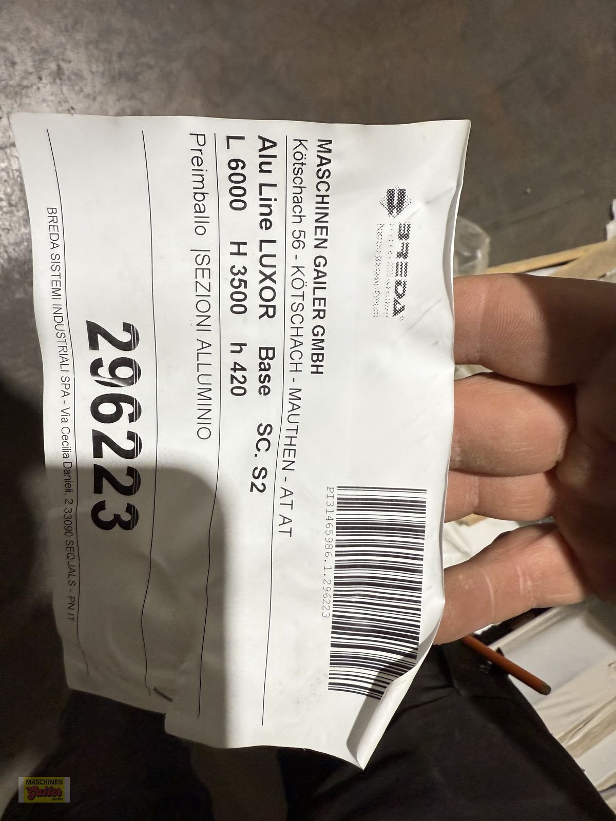 Sonstige Hoftechnik typu Sonstige BREDA Sektionaltor LUXOR 6000x3500, Neumaschine v Kötschach (Obrázek 8)