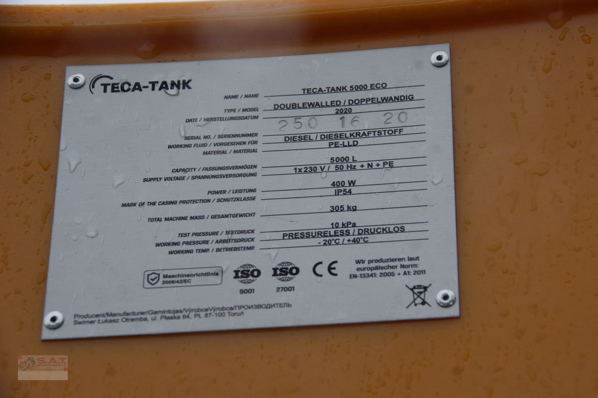 Sonstige Hoftechnik des Typs Sonstige Dieseltank 5000l - Profi ECO, Neumaschine in Eberschwang (Bild 9)