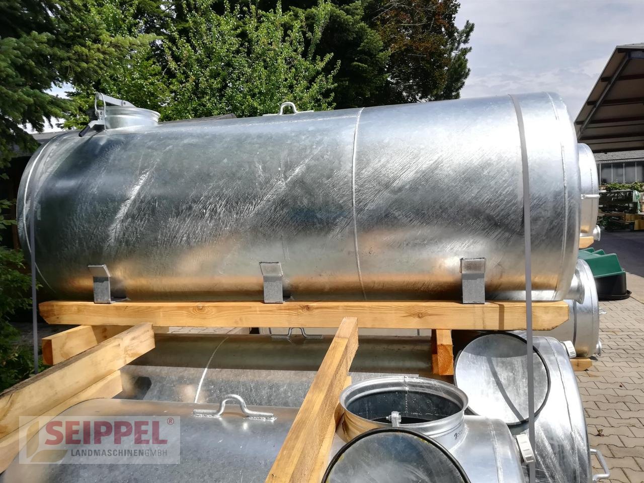 Sonstige Hoftechnik van het type Sonstige Keine Angabe 1500 L 900mm verzinkt auf Holzkufen, Neumaschine in Groß-Umstadt (Foto 1)