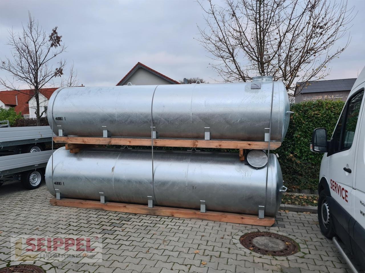 Sonstige Hoftechnik des Typs Sonstige Keine Angabe 4000L WASSERFASS ZINK HOLZKUFE, Neumaschine in Groß-Umstadt (Bild 3)