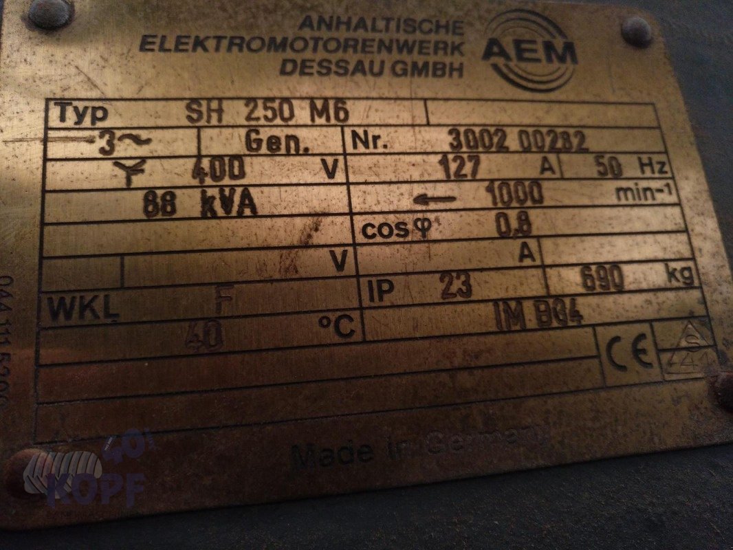 Sonstige Hoftechnik a típus Sonstige Notstromaggragat 88 kVA mit Dieselmotor 4 Zylinder, Gebrauchtmaschine ekkor: Schutterzell (Kép 3)