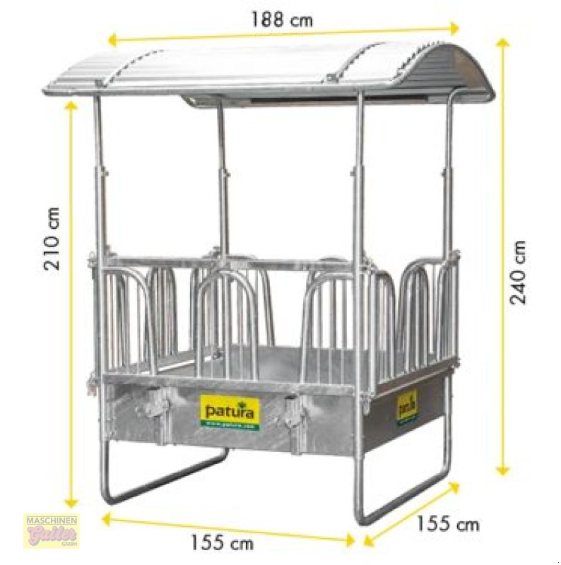 Sonstige Hoftechnik of the type Sonstige Patura Viereckraufe mit 8 Fressplätze, Neumaschine in Kötschach (Picture 7)