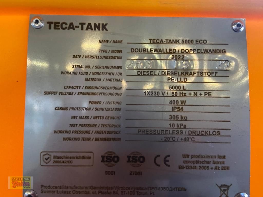 Sonstige Hoftechnik des Typs Sonstige Tankanlage TecaTank 2500 Profi, Neumaschine in Kötschach (Bild 11)