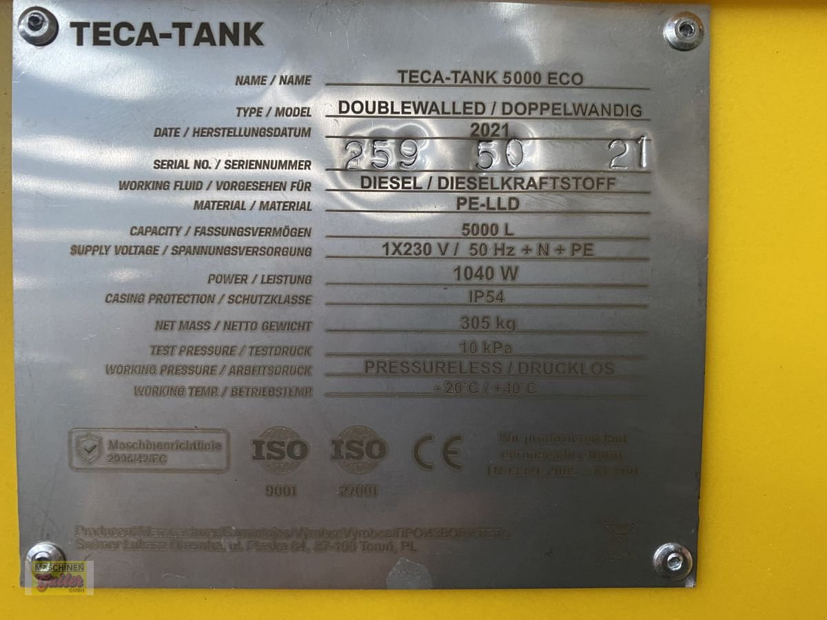 Sonstige Hoftechnik tip Sonstige Tankanlage TecaTank 5000 Profi, Neumaschine in Kötschach (Poză 11)
