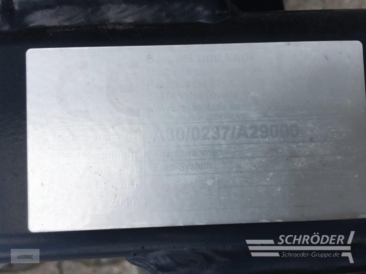 Sonstige Industriemaschinen of the type Bressel & Lade ADAPTERRAHMEN / ADAPTER / EURO / CAT, Gebrauchtmaschine in Lastrup (Picture 5)