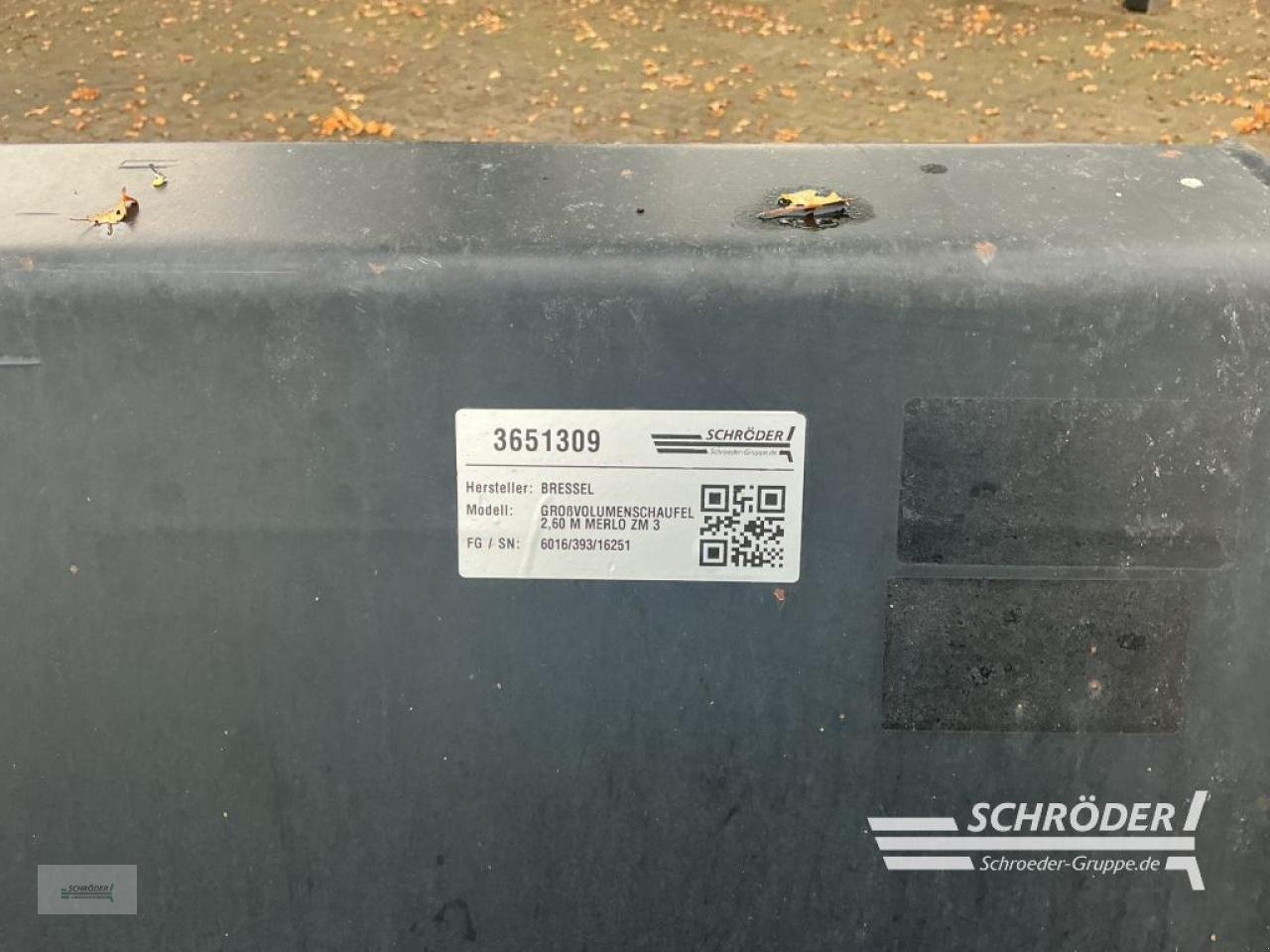 Sonstige Industriemaschinen Türe ait Bressel & Lade GROßVOLUMENSCHAUFEL 2,60 M MERLO ZM 3, Gebrauchtmaschine içinde Lastrup (resim 2)