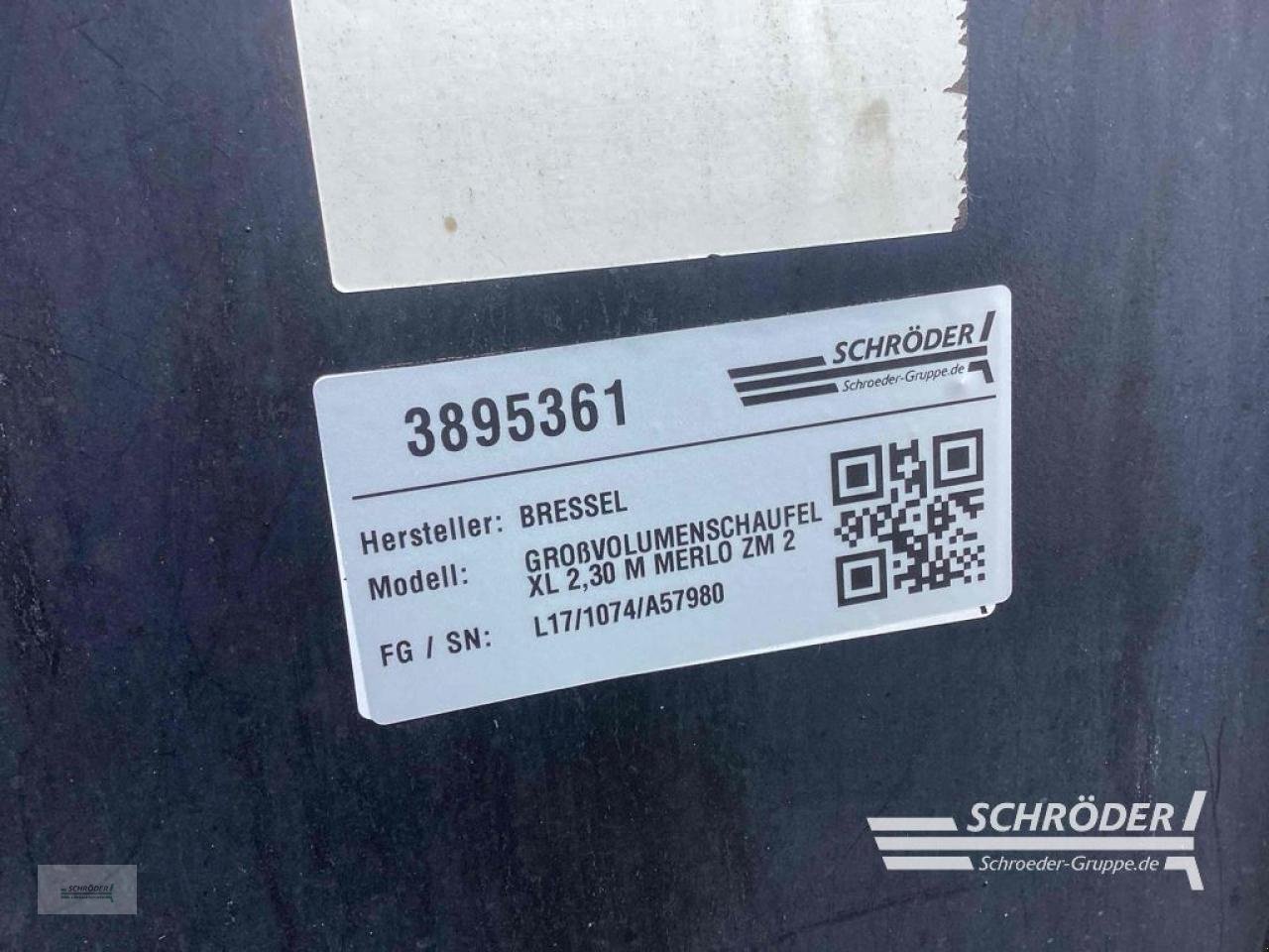 Sonstige Industriemaschinen typu Bressel & Lade GROßVOLUMENSCHAUFEL XL 2,30 M MERLO ZM 2, Gebrauchtmaschine v Schwarmstedt (Obrázek 6)