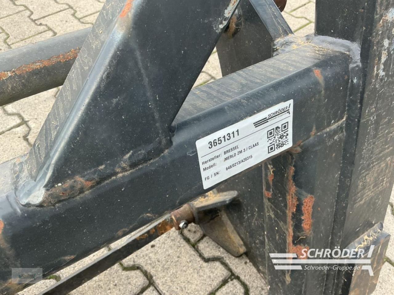 Sonstige Industriemaschinen of the type Bressel & Lade MERLO ZM 3 / CLAAS ADAPTERRAHMEN, Gebrauchtmaschine in Lastrup (Picture 5)