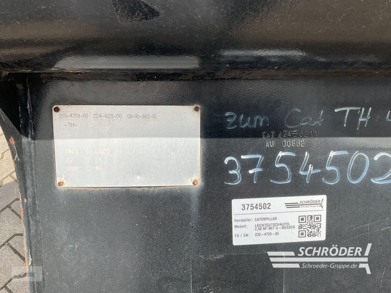Sonstige Industriemaschinen typu Caterpillar LEICHTGUTSCHAUFEL 2,50 M³ MIT U-MESSER, Gebrauchtmaschine v Wildeshausen (Obrázek 7)