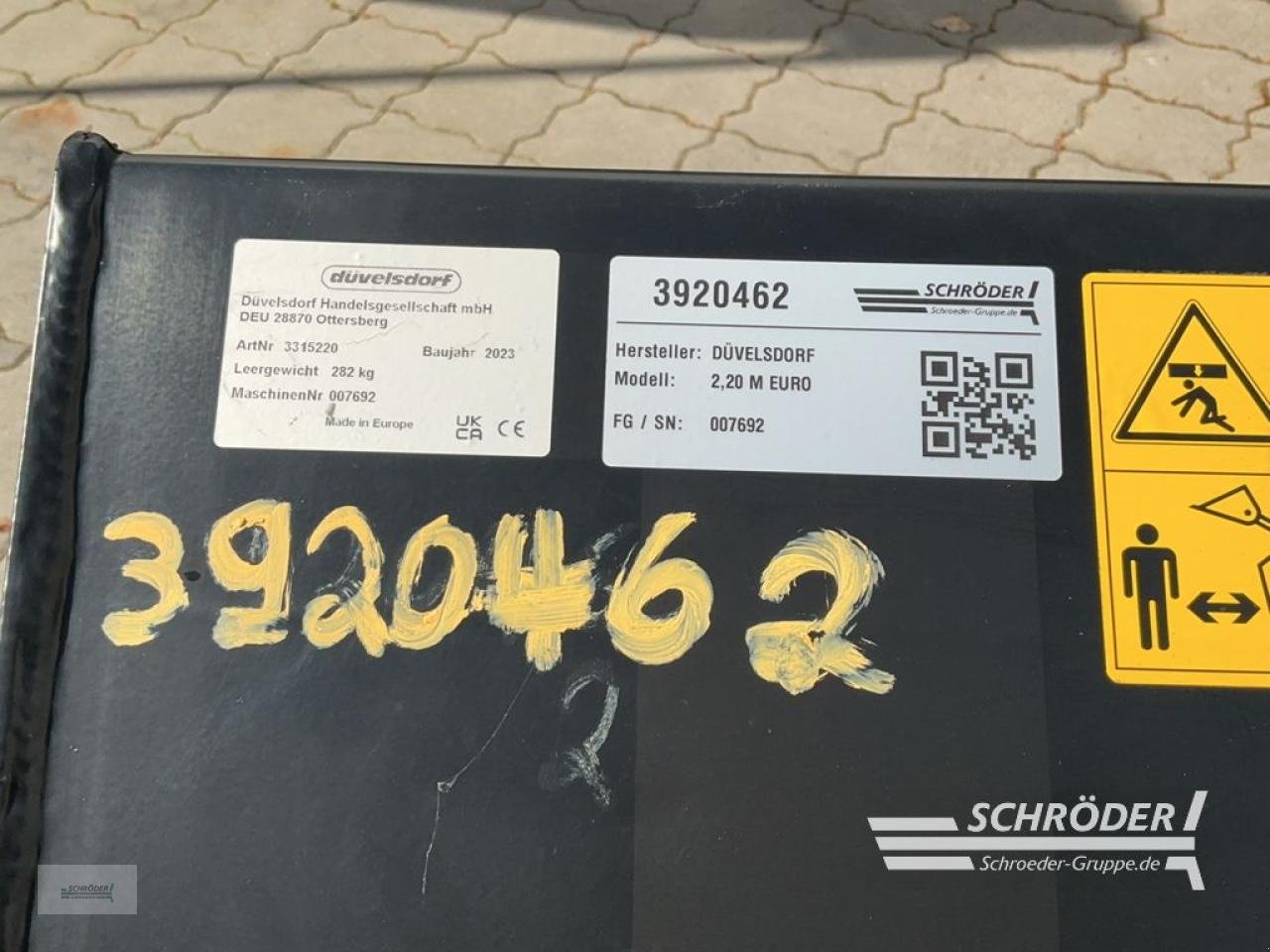 Sonstige Industriemaschinen typu Düvelsdorf 2,20 M EURO, Neumaschine v Hemmoor (Obrázek 3)