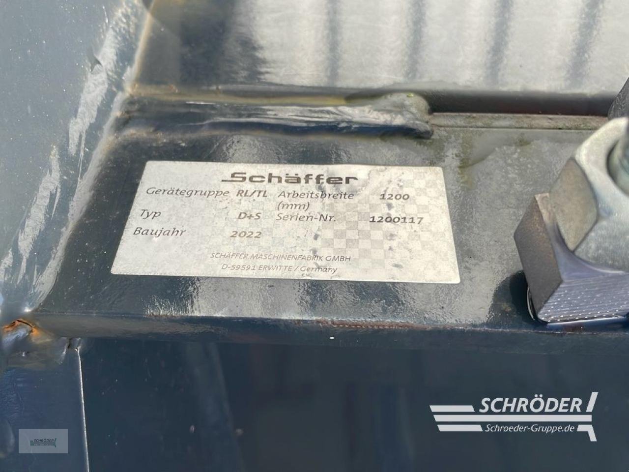 Sonstige Industriemaschinen του τύπου Schäffer DUNG- UND SILAGEZANGE 1,20M, Gebrauchtmaschine σε Langförden (Φωτογραφία 5)