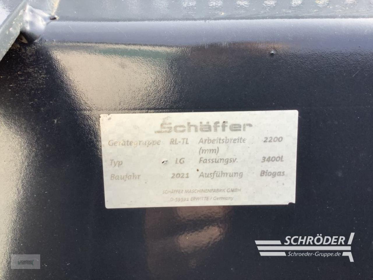 Sonstige Industriemaschinen Türe ait Schäffer LEICHTGUTSCHAUFEL 2,20 M, Gebrauchtmaschine içinde Völkersen (resim 6)