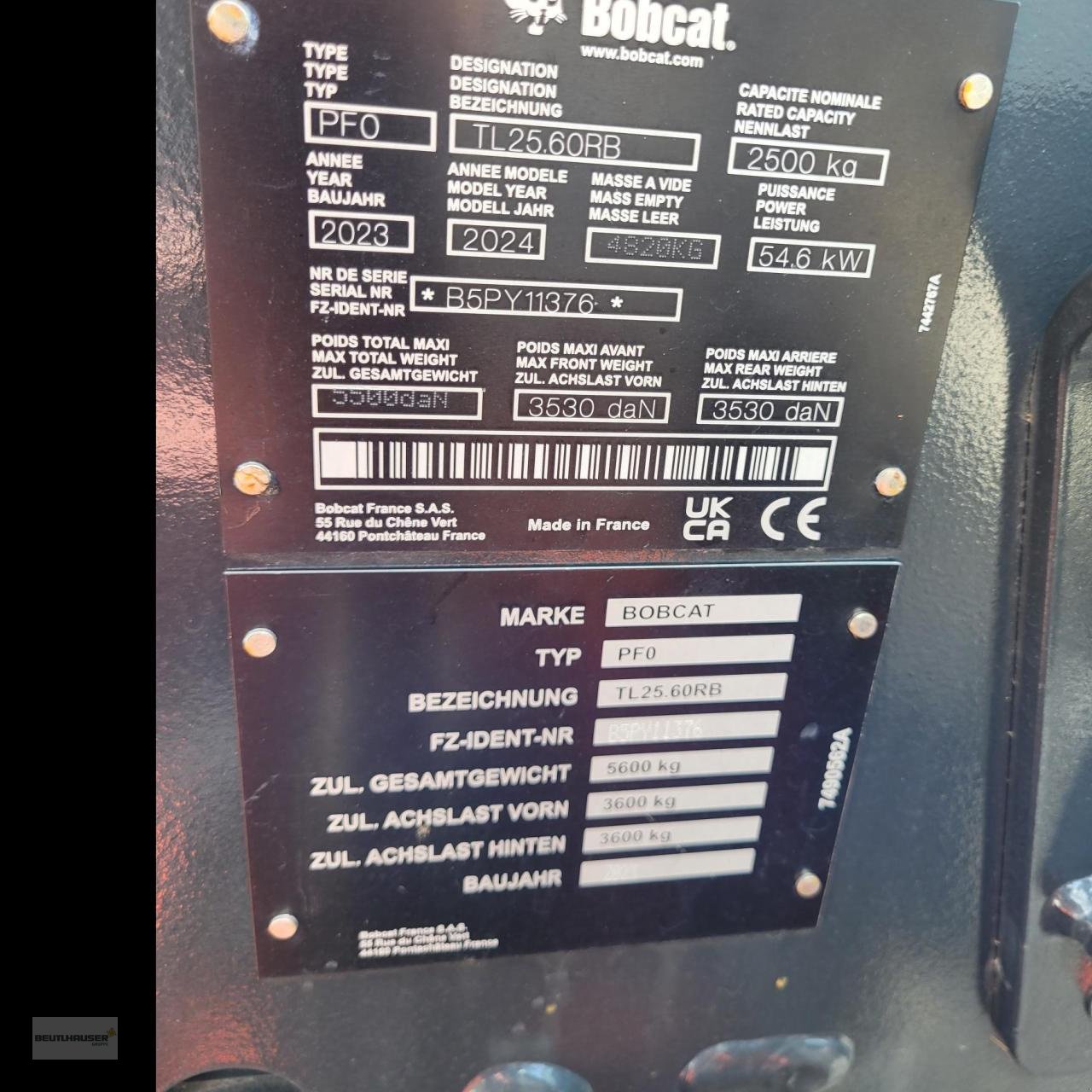 Sonstige Industriemaschinen typu Sonstige Bobcat TL25.60, Vorführmaschine v Hagelstadt (Obrázek 7)