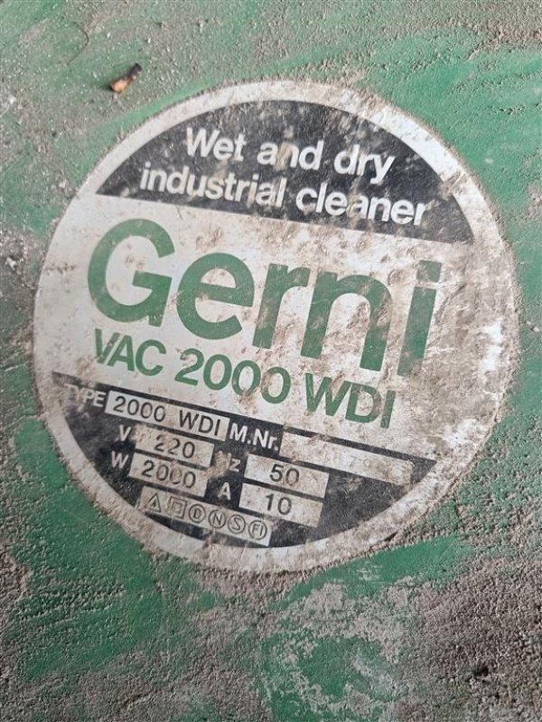 Sonstige Industriemaschinen des Typs Sonstige Gerni VAC 2000 WDI, Gebrauchtmaschine in Egtved (Bild 3)