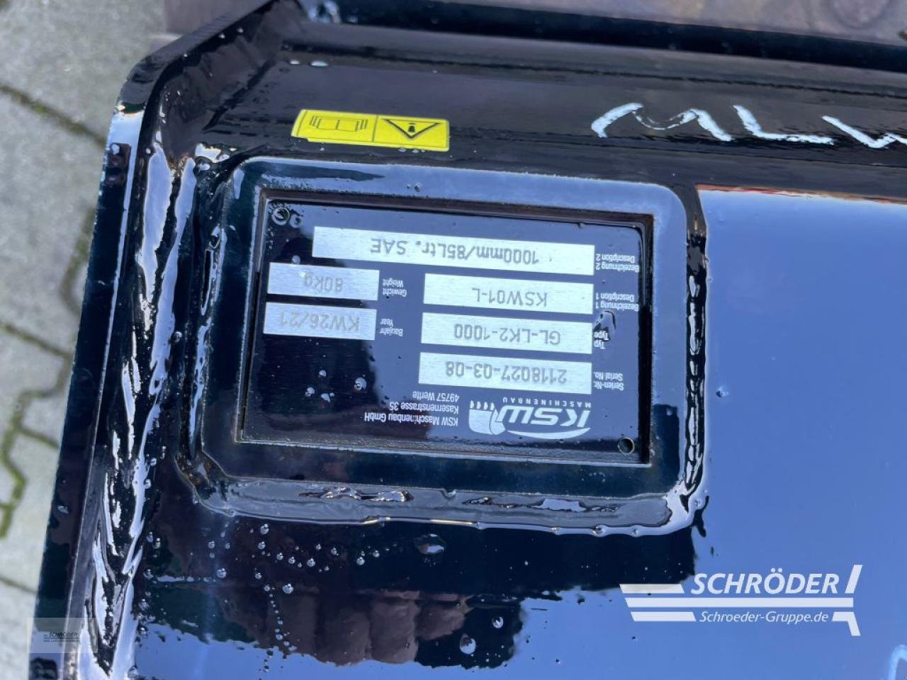 Sonstige Industriemaschinen Türe ait Sonstige GRABENRÄUMLÖFFEL 1,00 M, Gebrauchtmaschine içinde Wildeshausen (resim 6)