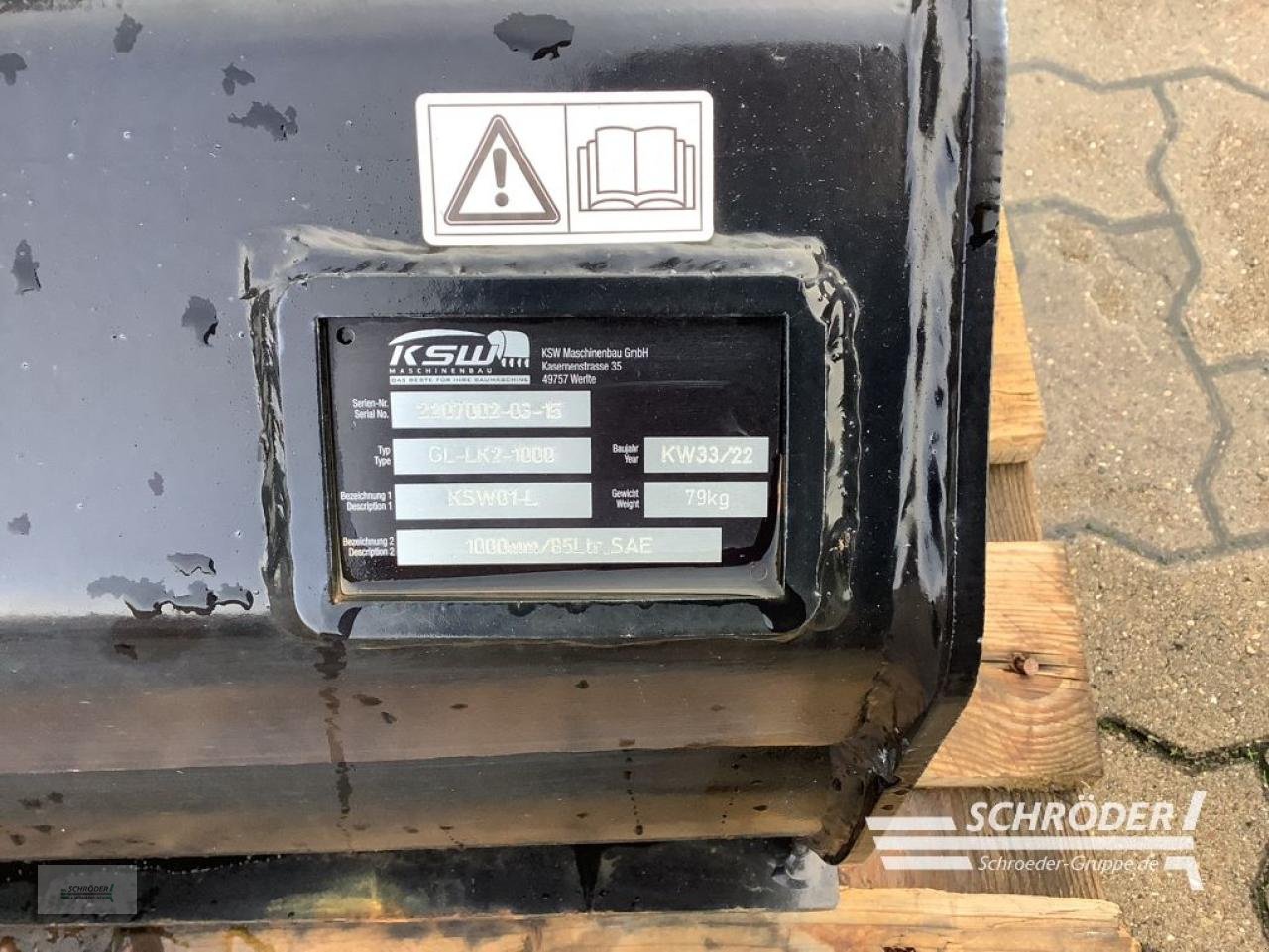 Sonstige Industriemaschinen typu Sonstige GRABENRÄUMLÖFFEL 1,00 M, Neumaschine v Völkersen (Obrázek 4)