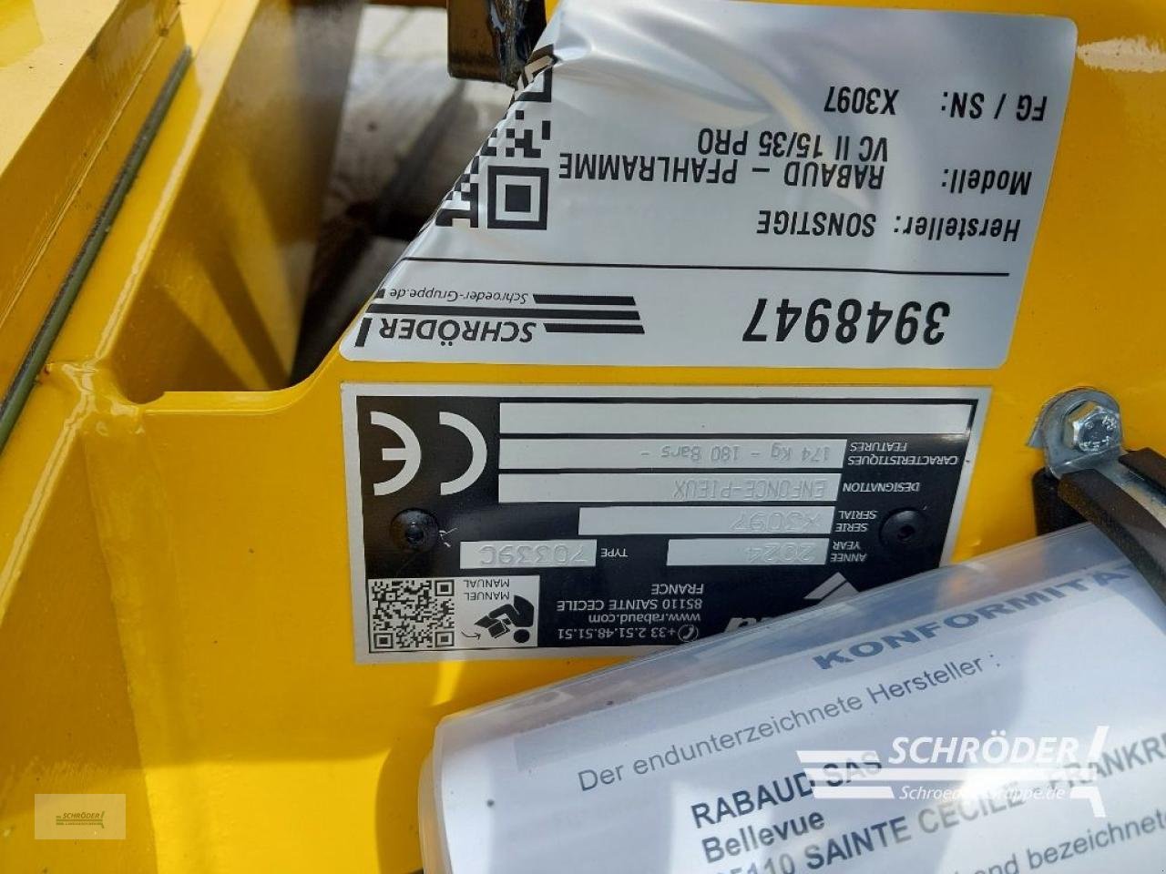 Sonstige Industriemaschinen του τύπου Sonstige RABAUD - PFAHLRAMME VC II 15/35 PRO, Gebrauchtmaschine σε Lastrup (Φωτογραφία 5)