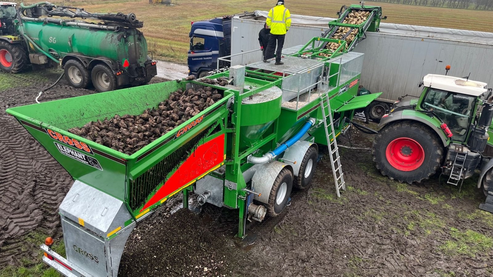 Sonstige Kartoffeltechnik typu Cross Elephant vaskere og snittere op til 100 Ton/timen, Gebrauchtmaschine v Løgumkloster (Obrázek 1)