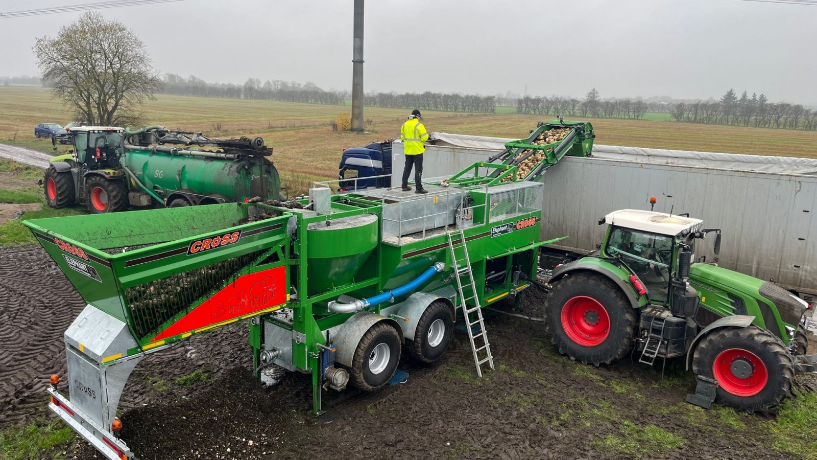 Sonstige Kartoffeltechnik typu Cross Elephant vaskere og snittere op til 100 Ton/timen, Gebrauchtmaschine v Løgumkloster (Obrázek 10)