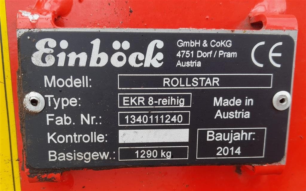 Sonstige Kartoffeltechnik типа Einböck Rollstar ekr-8 Nye Kamstrigler Medfølger, Gebrauchtmaschine в Horsens (Фотография 10)