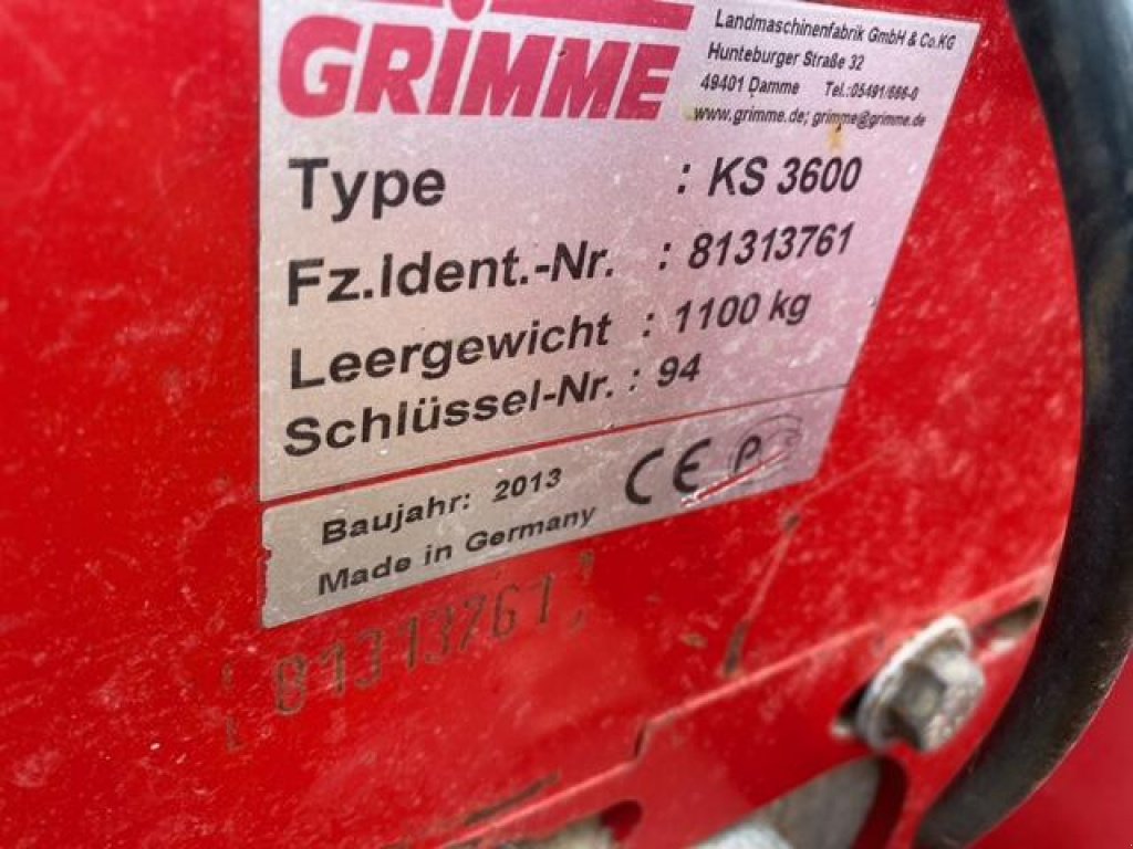Sonstige Kartoffeltechnik типа Grimme KS 3600, Gebrauchtmaschine в Richebourg (Фотография 3)