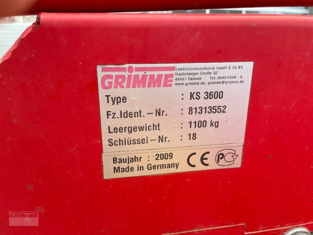 Sonstige Kartoffeltechnik типа Grimme KS 3600, Gebrauchtmaschine в Roeselare (Фотография 5)