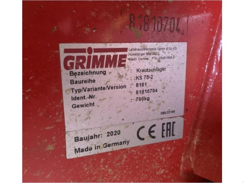 Sonstige Kartoffeltechnik za tip Grimme KS 75-2, Gebrauchtmaschine u ROYE (Slika 7)