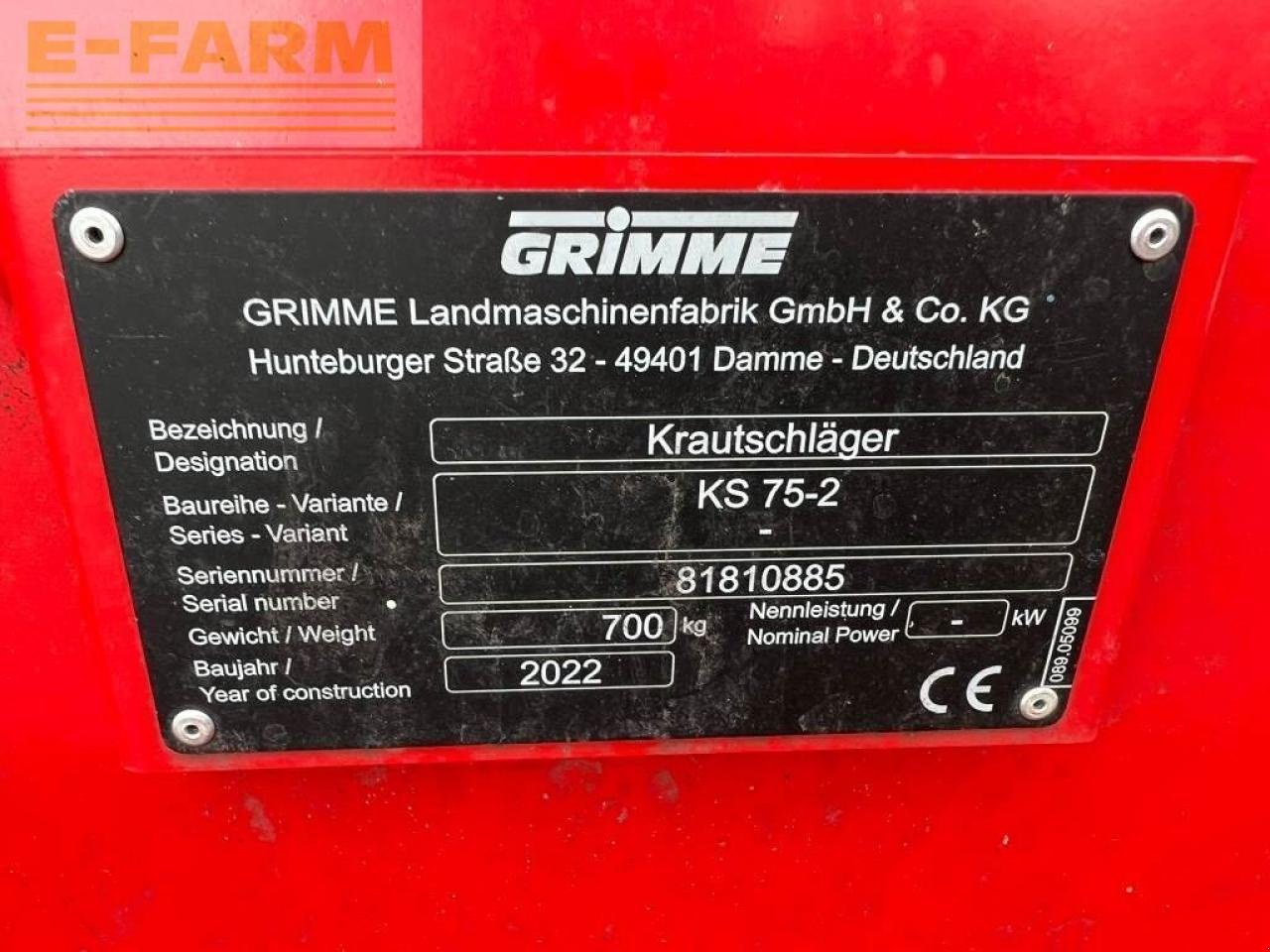 Sonstige Kartoffeltechnik typu Grimme ks 75-2, Gebrauchtmaschine v ag BROEKLAND (Obrázek 8)