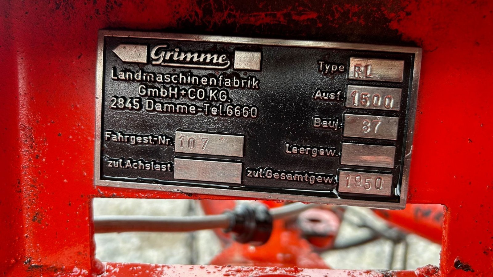 Sonstige Kartoffeltechnik Türe ait Grimme RL1500, Gebrauchtmaschine içinde Thorsø (resim 24)