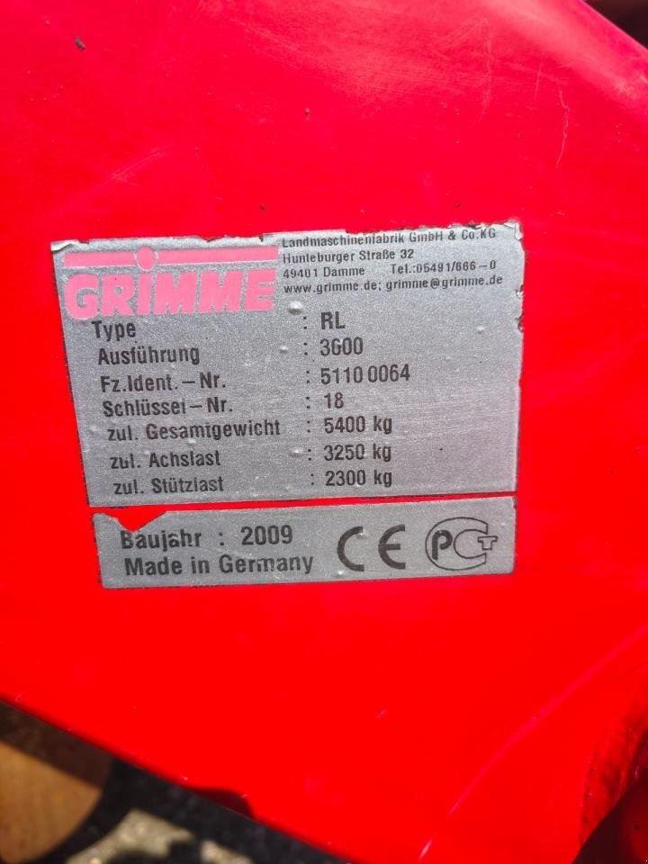 Sonstige Kartoffeltechnik от тип Grimme RL3000, Gebrauchtmaschine в Bording (Снимка 16)