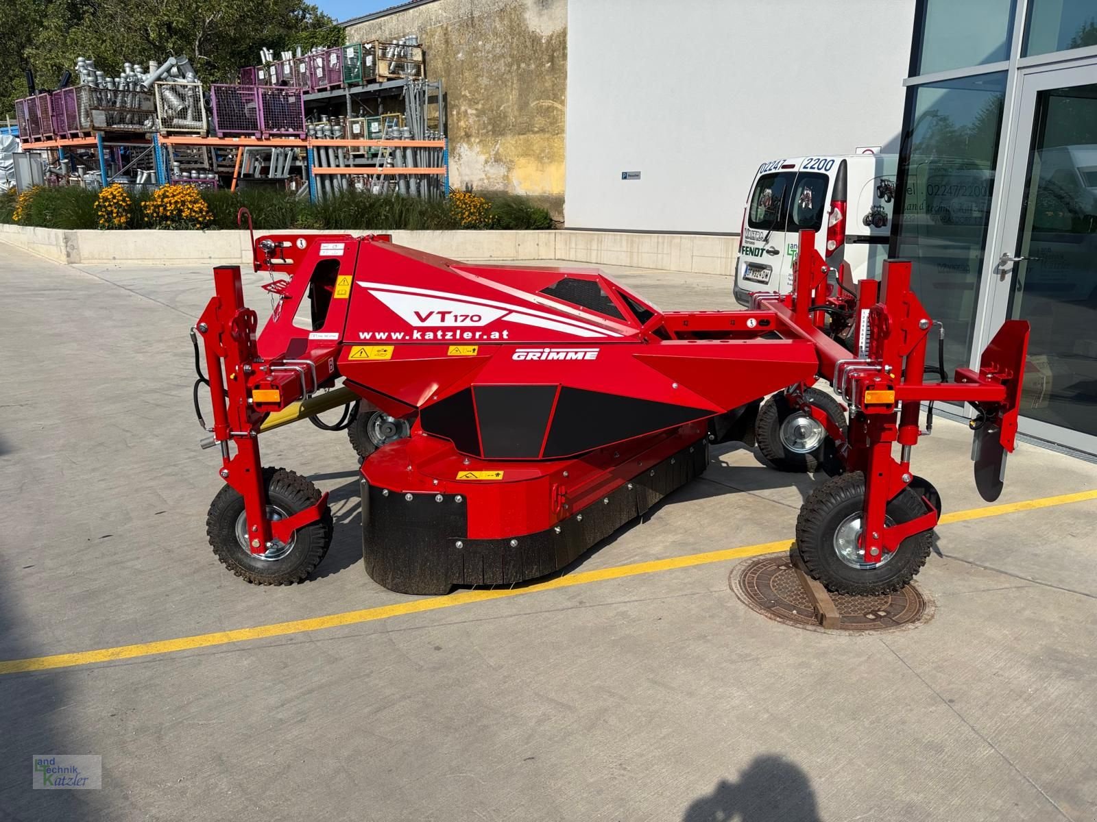 Sonstige Kartoffeltechnik van het type Grimme Zwiebelkrautschläger VT 170 Heck, Neumaschine in Deutsch-Wagram (Foto 2)