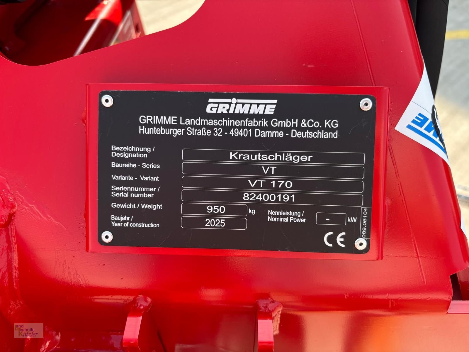 Sonstige Kartoffeltechnik van het type Grimme Zwiebelkrautschläger VT 170 Heck, Neumaschine in Deutsch-Wagram (Foto 8)